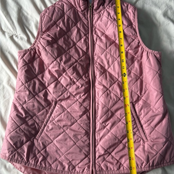 Old Navy Light Pink Quilted Vest - Picture 3 of 6